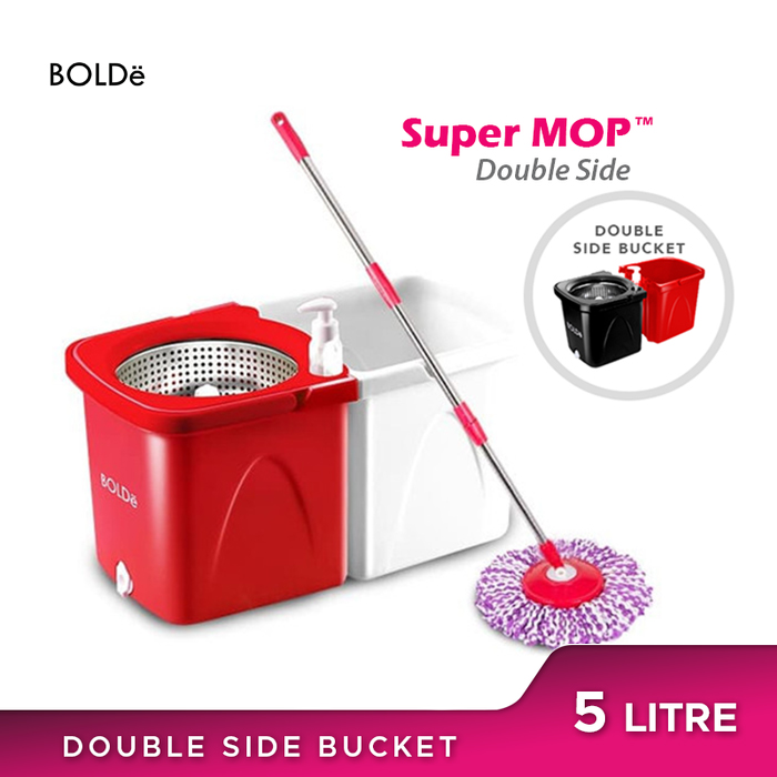 Bolde Super Mop DOUBLE SIDE Red White